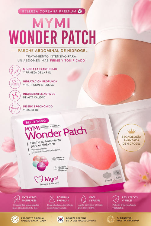 MYMI Wonder Patch | Parche Abdominal de Hidrogel Coreano | Fácil de Usar y Cómodo | 1 Pieza